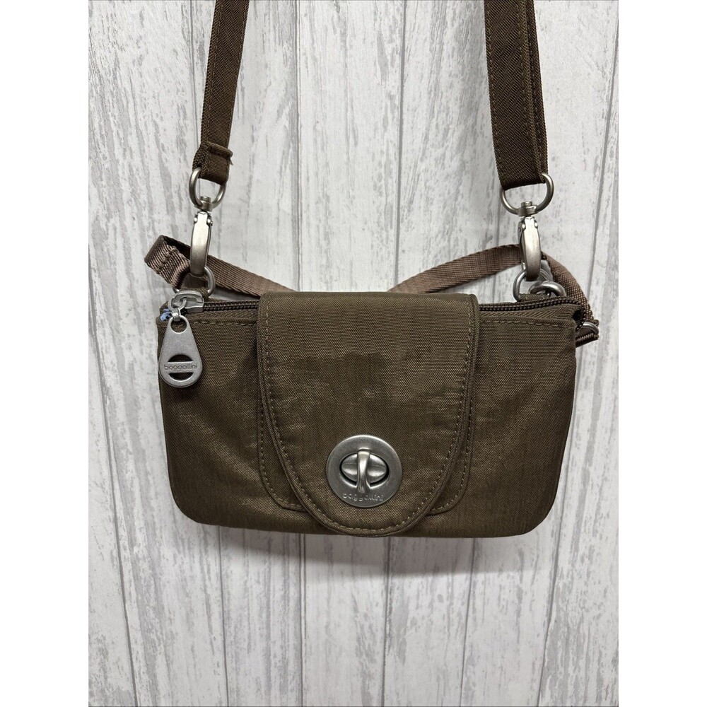 Baggallini Crossbody Bag Brown EUC - Picture 2 of 8